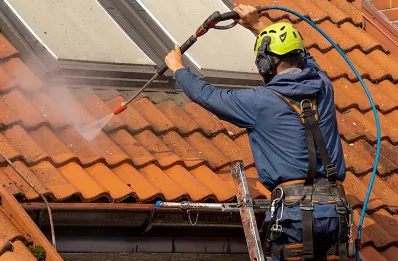 Démoussage et hydrofuge de toiture à Rennemoulin